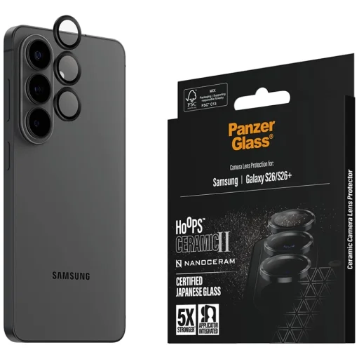  Samsung Galaxy S26 és S26+ PanzerGlass Hoops Ceramic II kameralencse-védő gyűrű - 5