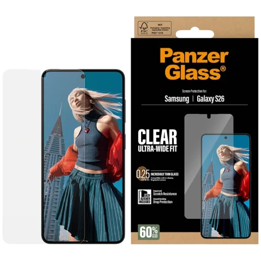  Samsung Galaxy S26 PanzerGlass Ultra-Wide Fit EasyAligner edzett üveg - 1