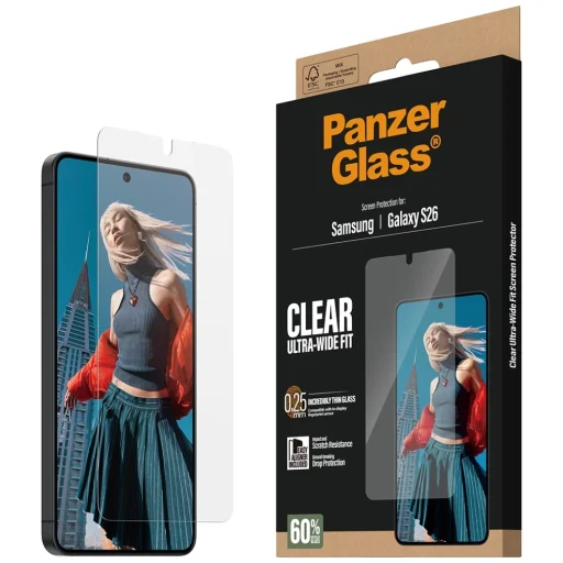  Samsung Galaxy S26 PanzerGlass Ultra-Wide Fit EasyAligner edzett üveg - 5