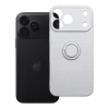 iPhone 18 Pro Max / iPhone 17 Pro Max strieborné puzdro s krúžkom thumbnail