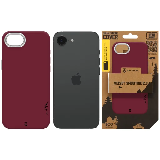 Bordové puzdro Tactical MagForce Velvet Smoothie 2.0 pre Apple iPhone 16e/17e - 6