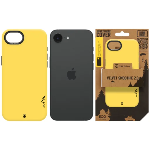 Apple iPhone 16e/17e banánovo žlté puzdro Tactical MagForce Velvet Smoothie 2.0 - 6
