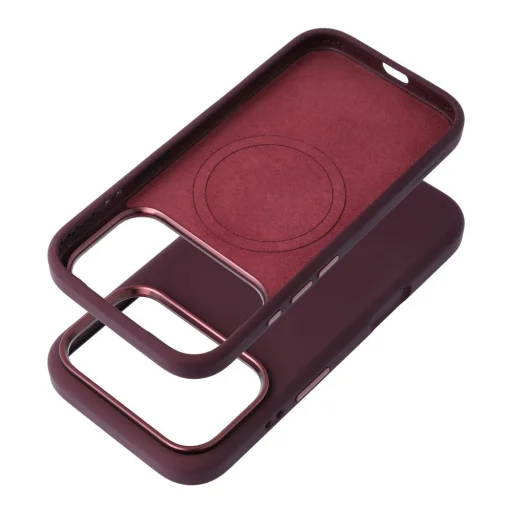 iPhone 18 Pro Max / iPhone 17 Pro Max tmavočerešňové puzdro Forcell F-Protect Frame Premium kompatibilné s MagSafe - 2
