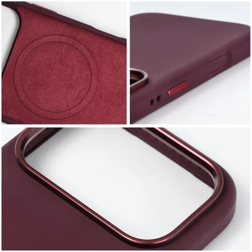 iPhone 18 Pro Max / iPhone 17 Pro Max tmavočerešňové puzdro Forcell F-Protect Frame Premium kompatibilné s MagSafe - 5