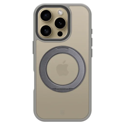  Apple iPhone 16 Pro világosszürke Tactical MagForce Hyperstand tok - 3