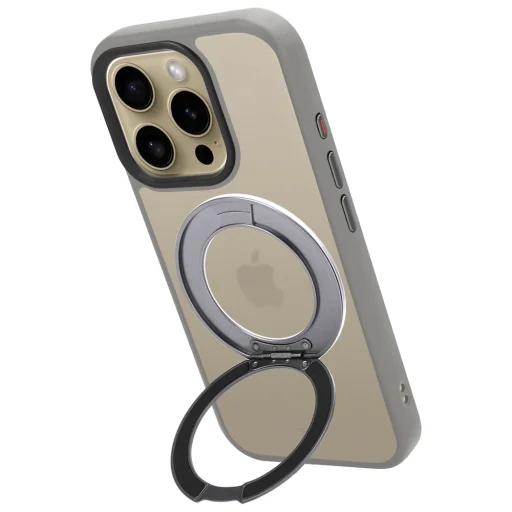 Apple iPhone 16 Pro világosszürke Tactical MagForce Hyperstand tok - 4