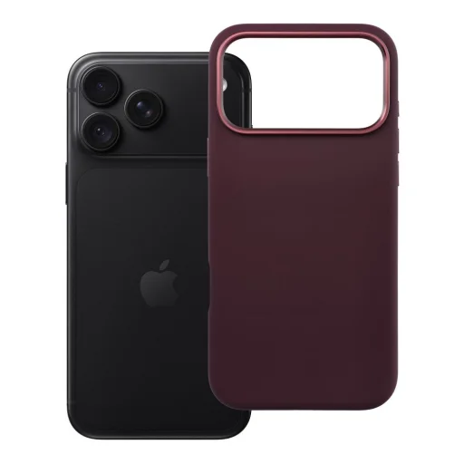 iPhone 18 Pro Max / iPhone 17 Pro Max tmavočerešňové puzdro Forcell F-Protect Frame Premium kompatibilné s MagSafe - 1