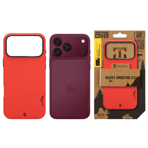 Tactical MagForce Velvet Smoothie 2.0 čili červené puzdro pre Apple iPhone 18 Pro Max a iPhone 17 Pro Max - 6