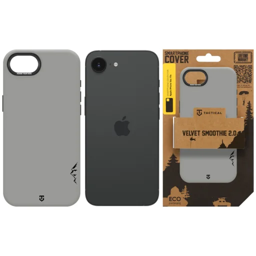 Tactical MagForce Velvet Smoothie 2.0 puzdro kompatibilné s MagSafe pre Apple iPhone 16e/17e v hmlovom odtieni - 6