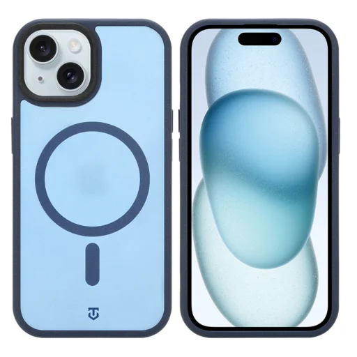 Tactical MagForce Hypersand kryt pre Apple iPhone 15, tmavomodrý - 2