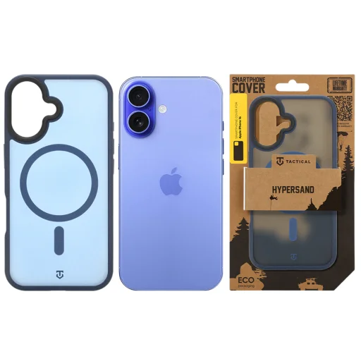  Apple iPhone 16 mélykék Tactical MagForce Hypersand tok - 6