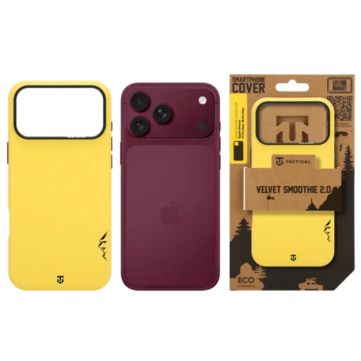 Banánovožlté puzdro Tactical MagForce Velvet Smoothie 2.0 pre Apple iPhone 18 Pro Max a 17 Pro Max - 6