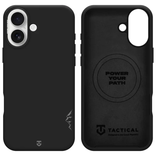  Apple iPhone 16 aszfaltszínű Tactical MagForce Velvet Smoothie 2.0 szilikon tok - 5