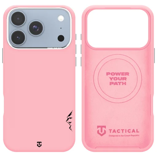Apple iPhone 18 Pro/17 Pro ružový panter Tactical MagForce Velvet Smoothie 2.0 silikónový kryt - 5