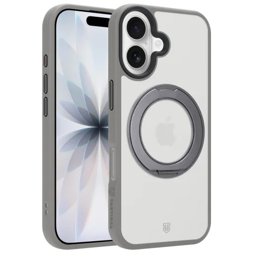 Svetlosivé puzdro Tactical MagForce Hyperstand pre Apple iPhone 17 - 1