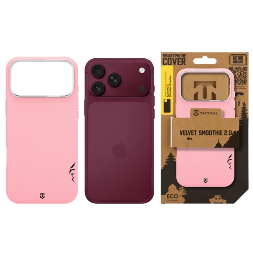 Apple iPhone 18 Pro Max/17 Pro Max Tactical MagForce Velvet Smoothie 2.0 silikónový kryt – Pink Panther, ružový - 6