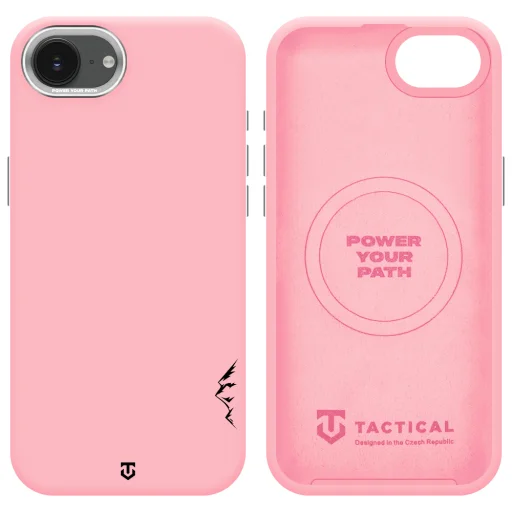 Apple iPhone 16e/17e ružový Tactical MagForce Velvet Smoothie 2.0 silikónový kryt kompatibilný s MagSafe - 5