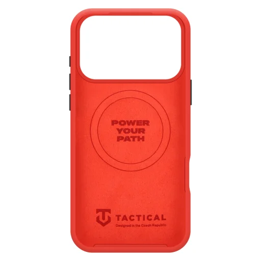 Apple iPhone 18 Pro/17 Pro Tactical MagForce Velvet Smoothie 2.0 silikónový kryt, čili červená - 2