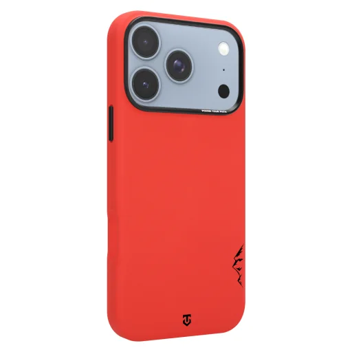 Apple iPhone 18 Pro/17 Pro Tactical MagForce Velvet Smoothie 2.0 silikónový kryt, čili červená - 3