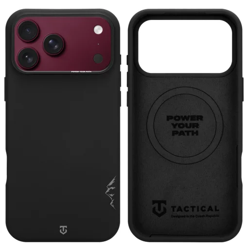 Apple iPhone 18 Pro Max/17 Pro Max asfaltovo sivé puzdro Tactical MagForce Velvet Smoothie 2.0 - 5