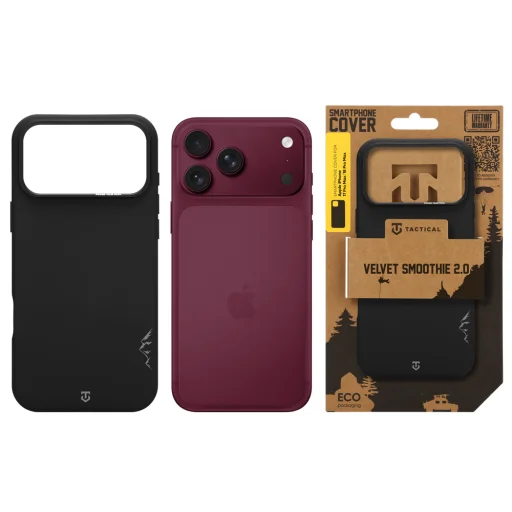 Apple iPhone 18 Pro Max/17 Pro Max asfaltovo sivé puzdro Tactical MagForce Velvet Smoothie 2.0 - 6