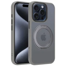 Apple iPhone 15 Pro svetlosivé puzdro Tactical MagForce Hyperstand