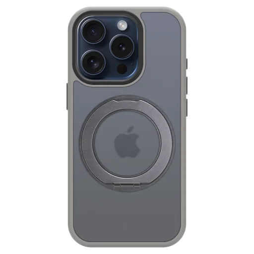 Apple iPhone 15 Pro svetlosivé puzdro Tactical MagForce Hyperstand - 3