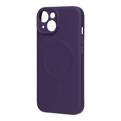 Apple iPhone 15 slivkovofialové puzdro OBAL:ME MagNetix Sculpt - 1