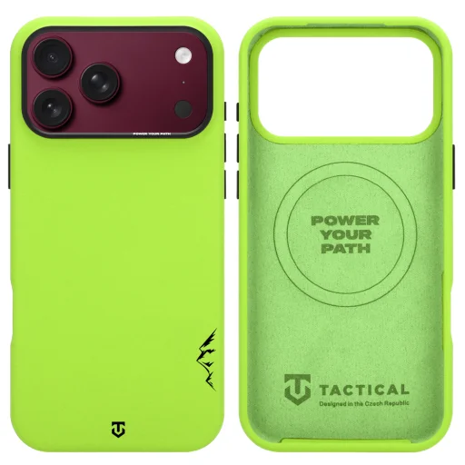 Apple iPhone 18 Pro Max / 17 Pro Max avokádovo zelené Tactical MagForce Velvet Smoothie 2.0 silikónové puzdro - 5