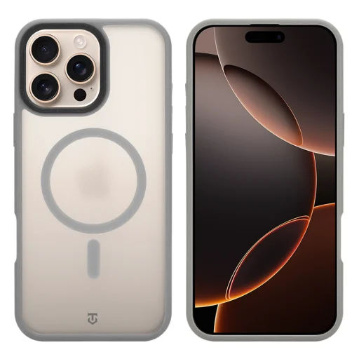 Apple iPhone 16 Pro Max svetlosivé puzdro Tactical MagForce Hypersand kompatibilné s MagSafe - 2