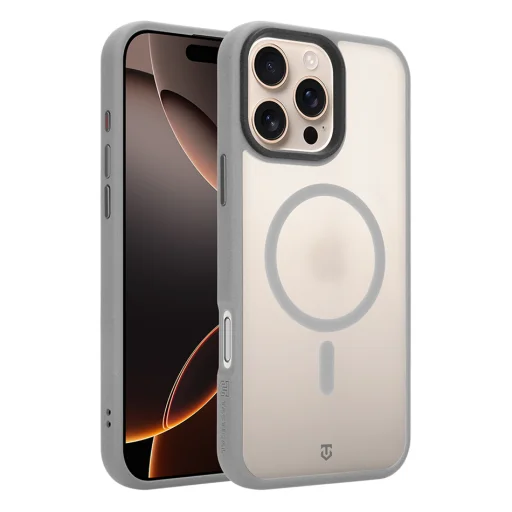 Apple iPhone 16 Pro Max svetlosivé puzdro Tactical MagForce Hypersand kompatibilné s MagSafe - 4