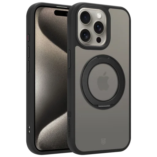  Apple iPhone 15 Pro Max aszfaltszínű Tactical MagForce Hyperstand tok - 1