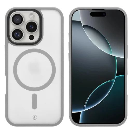  Apple iPhone 16 Pro világosszürke Tactical MagForce Hypersand tok - 2