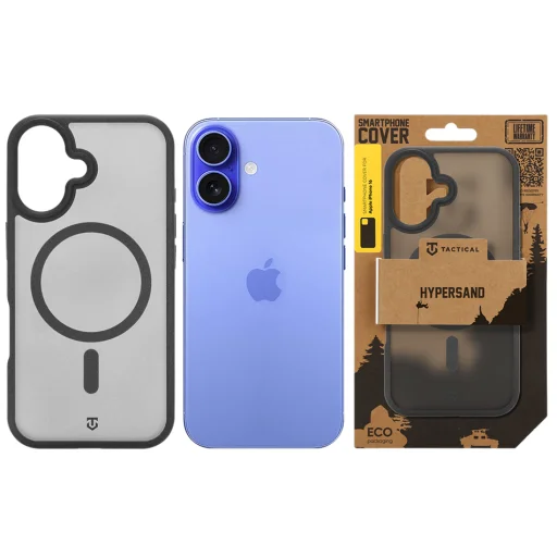 Tactical MagForce Hypersand kryt pre Apple iPhone 16 asfaltový kompatibilný s MagSafe - 6