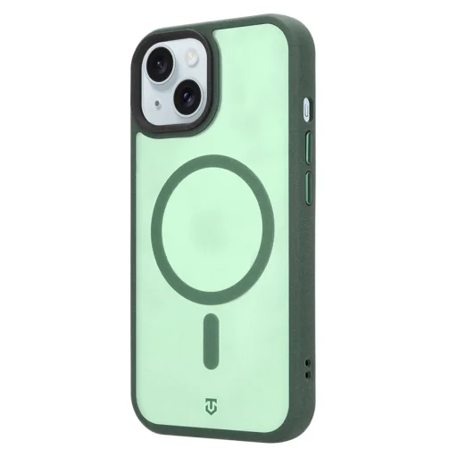 Apple iPhone 15 lesná zelená Tactical MagForce Hypersand puzdro - 5