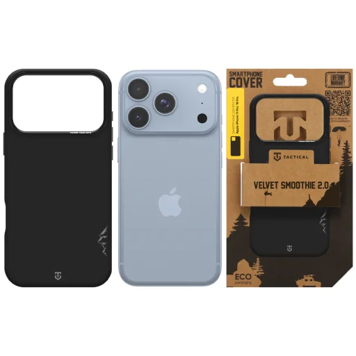 Apple iPhone 18 Pro/17 Pro Tactical MagForce Velvet Smoothie 2.0 asfaltovo sivé puzdro - 6