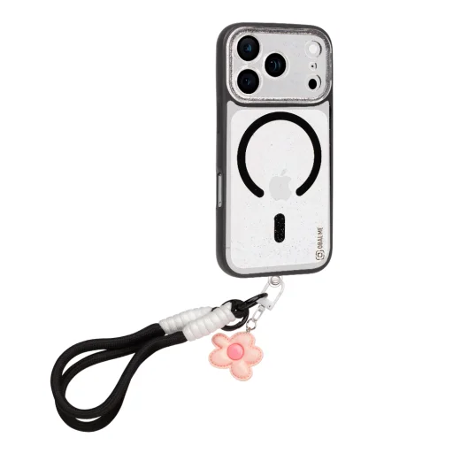 Apple iPhone 17 Pro / 18 Pro ónyx OBAL:ME MagNetix Wrist puzdro s pútkom na ruku - 3