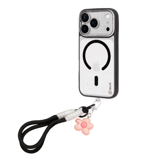 Apple iPhone 17 Pro / 18 Pro ónyx OBAL:ME MagNetix Wrist puzdro s pútkom na ruku - 1