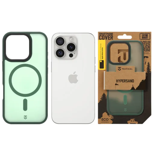  Apple iPhone 16 Pro erdőzöld Tactical MagForce Hypersand tok - 6