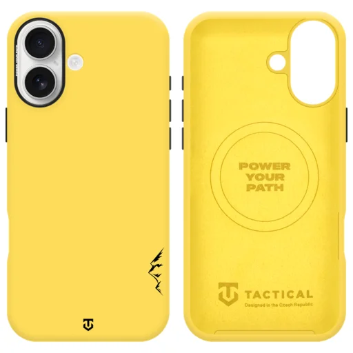  Apple iPhone 16 banánsárga Tactical MagForce Velvet Smoothie 2.0 szilikon tok - 5
