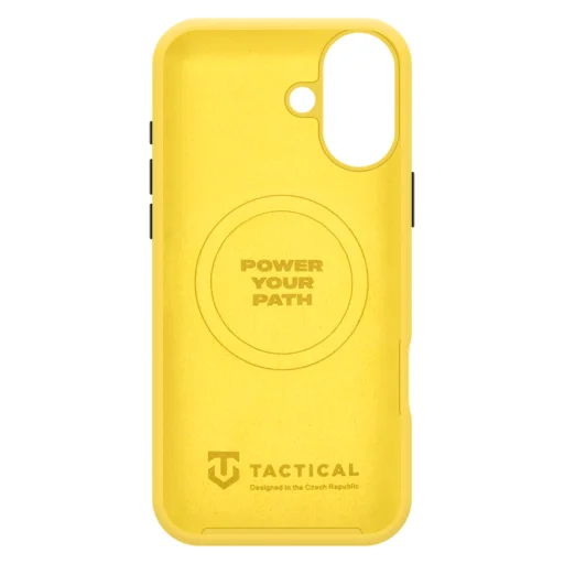  Apple iPhone 16 banánsárga Tactical MagForce Velvet Smoothie 2.0 szilikon tok - 2