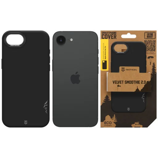 Puzdro Tactical MagForce Velvet Smoothie 2.0 pre Apple iPhone 16e/17e, asfaltovo sivé - 6