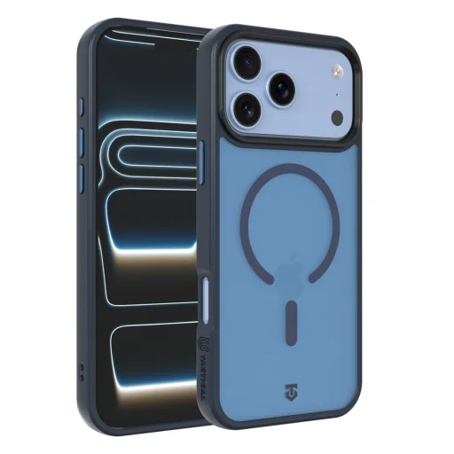 Tmavomodrý kryt Tactical MagForce Hypersand pre Apple iPhone 18 Pro/17 Pro - 1