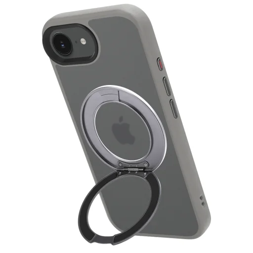 Svetlosivé puzdro Tactical MagForce Hyperstand pre Apple iPhone 16e/17e - 4