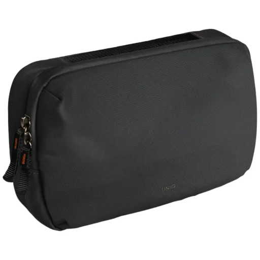 UNIQ Denver Tech Kit Pouch 2,5 L elektronikai rendszerezőtáska, fekete - 2