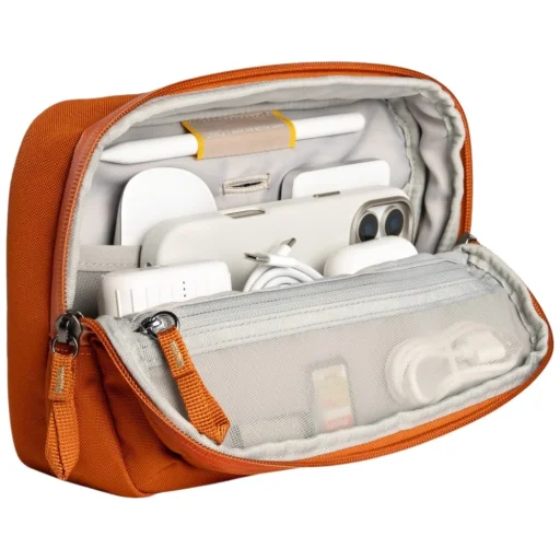 UNIQ Denver Tech Kit Pouch 2.5L narancssárga elektronikai rendszerezőtáska - 3