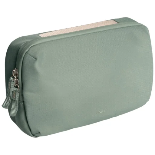 UNIQ Denver Tech Kit Pouch 2.5 L zöld elektronikai rendszerező táska - 2