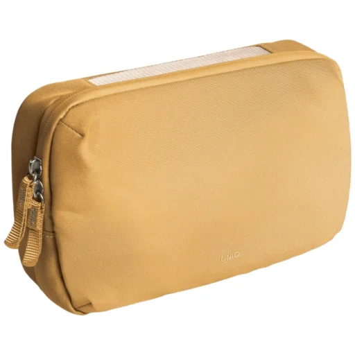 UNIQ Denver Tech Kit Pouch 2.5L sárga elektronikai rendszerező táska - 2