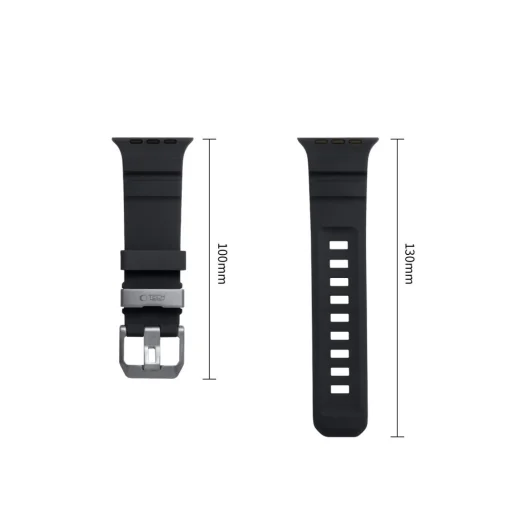 Apple Watch 8/9/10/11/12/SE/Ultra (44/45/46/49 mm) Tech-Protect Motion čierny remienok - 3