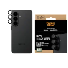  Samsung Galaxy S26 és S26+ fekete PanzerGlass Hoops edzett üveg kameralencse-védő gyűrűk